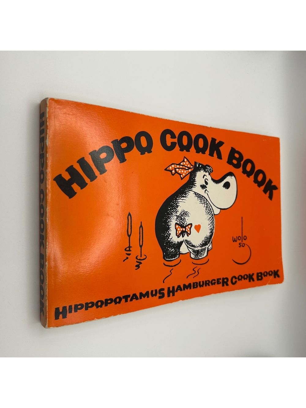 Hippo Cook Book Hippopotamus Hamburger Cookbook Paperback 1969 Jack Falvey SF